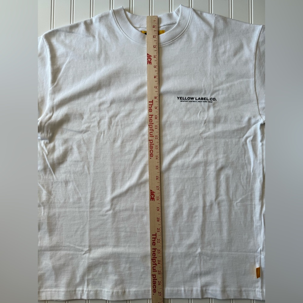Yellow Label Co. Essentials T-Shirt - White - Size Large - Picture 5 of 8